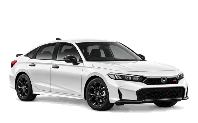 Honda Civic, right-facing front three-quarter view